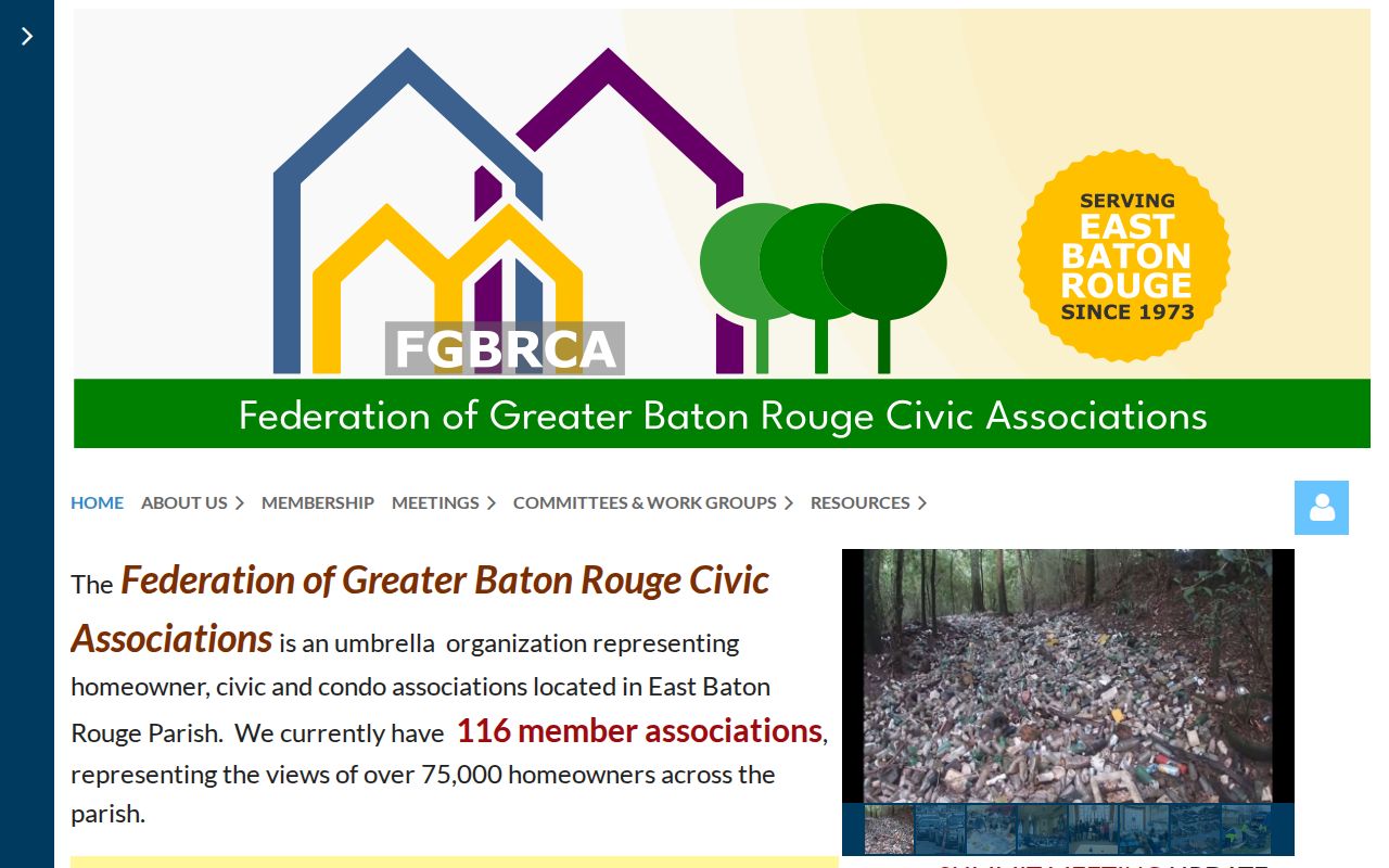 Federation of Greater Baton Rouge Civic Associations public information
